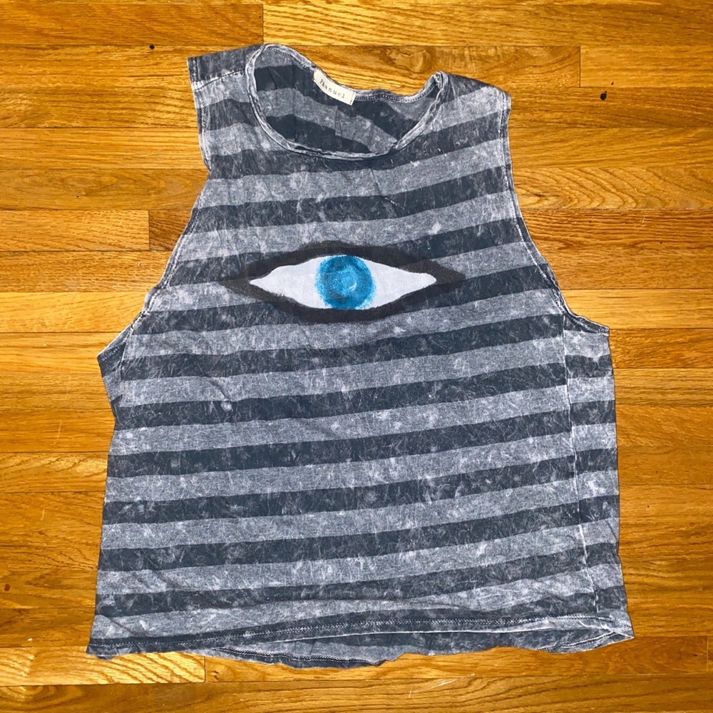 Evil eye racer back shirt